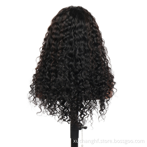 Deep Wave 5x5 Thin Lace Closure Wig Brazilian Human Hair Lace Front Wig Remy HD lace Natural Human Hair Wigs For Black Women
